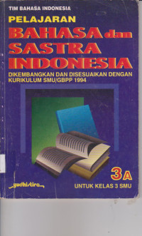 Image of BAHASA DAN SASTRA INDONESIA TIM