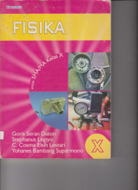 Image of FISIKA UNTUK SMA/MA KELAS X