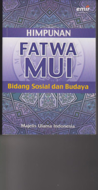 Image of HIMPUNAN FATWA MUI BIDANG SOSIAL DAN BUDAYA.