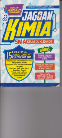 Image of JAGOAN KIMIA  SMA KELAS X, XI, DAN XII