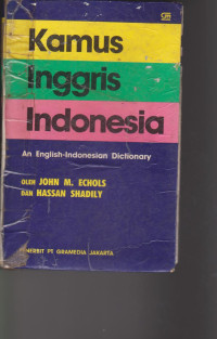 Image of KAMUS INGGRIS INDONESIA