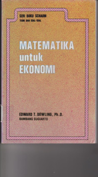 Image of MATEMATIKA UNTUK EKONOMI