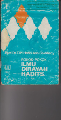 Image of POKOK-POKOK ILMU DIRAYAH HADITS II