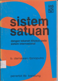 Image of SISTEM SATUAN. DAM