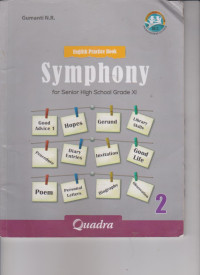 Image of ENGLISH PRACTICE BOOK SYMPHONY FOR SENIOR HIGH SCHOOL GRADE XI