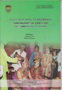 Image of TATA CARA ADAT PERKAWINAN SUBALI DI SUMSEL