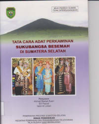 Image of TATA CARA ADAT PERKAWINAN SUKUBANGSA BESEMAH