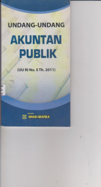 Image of UNDANG-UNDANG AKUNTAN PUBLIK
