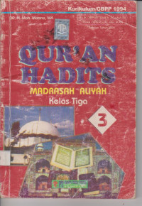 Image of qur'an hadits kelas 3 K.1994