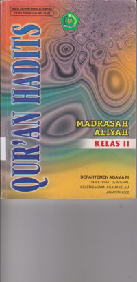 Image of qur'an hadits kelas ll